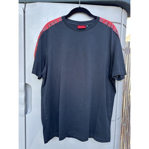 LOT OF 3 HUGO BOSS GRAPHIC T-SHIRTS STRIPED LOGO SZ L - Picture 6 of 16